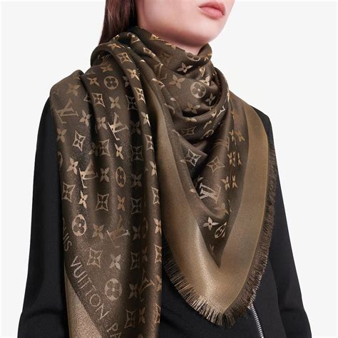 lv so shine monogram shawl|louis vuitton so shine shawl.